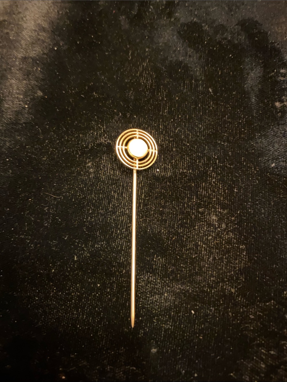 14k Gold Opal Stick Pin